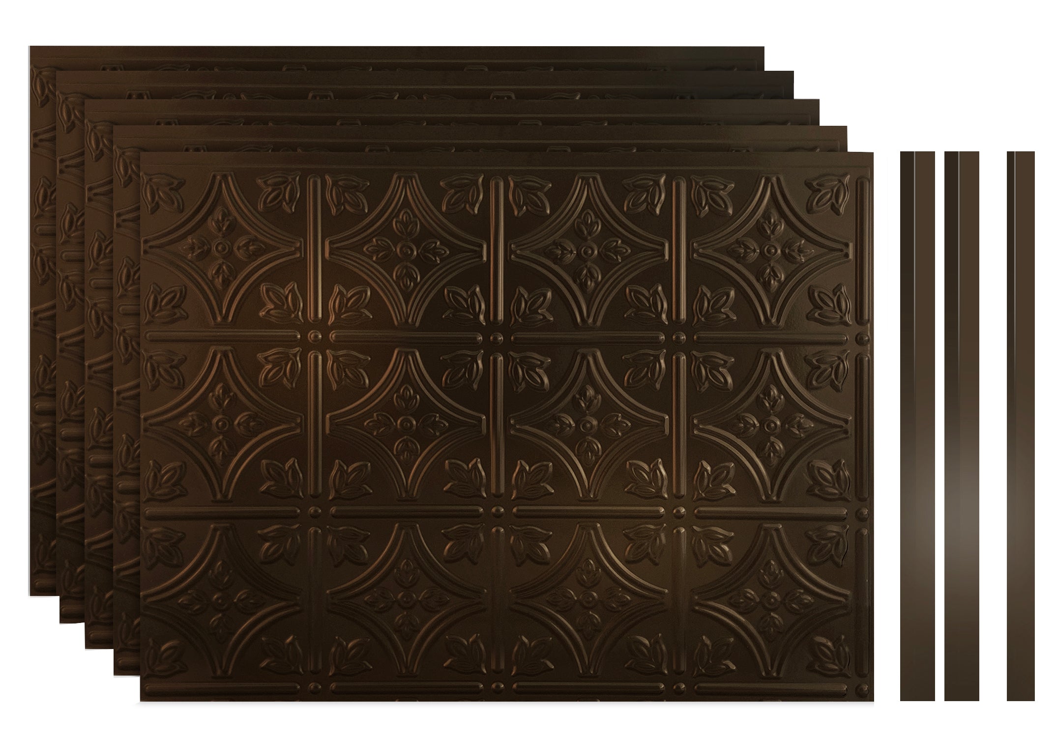 Savannah DIY Backsplash Panels - Oil Rubbed Bronze