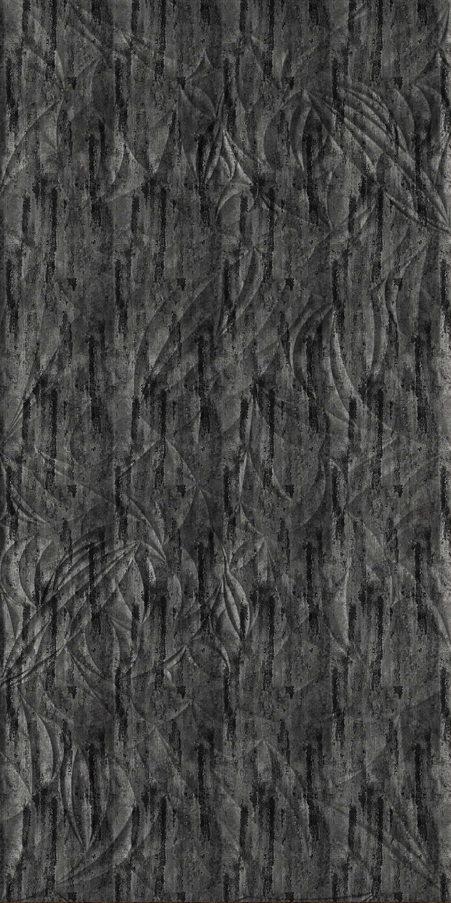 Sculpted Petals Abstract Silver Wall Panel