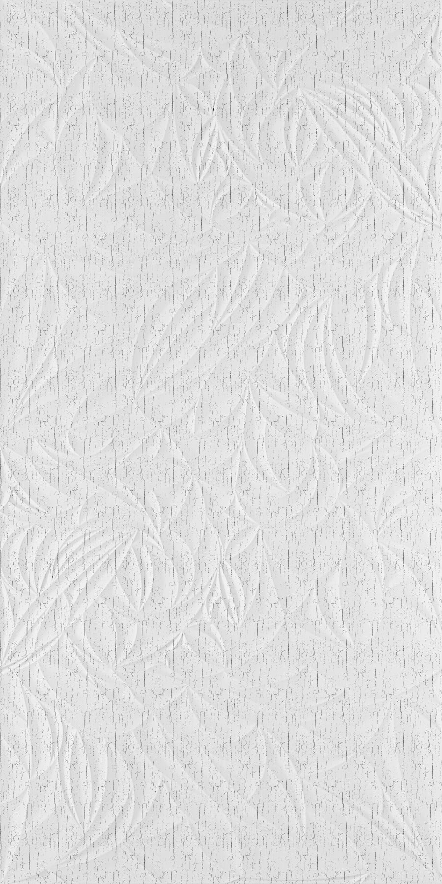 Sculpted Petals Distressed White Wall Panel