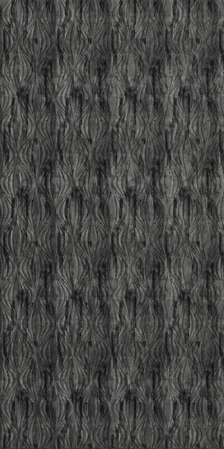 Shallot Abstract Silver Wall Panel