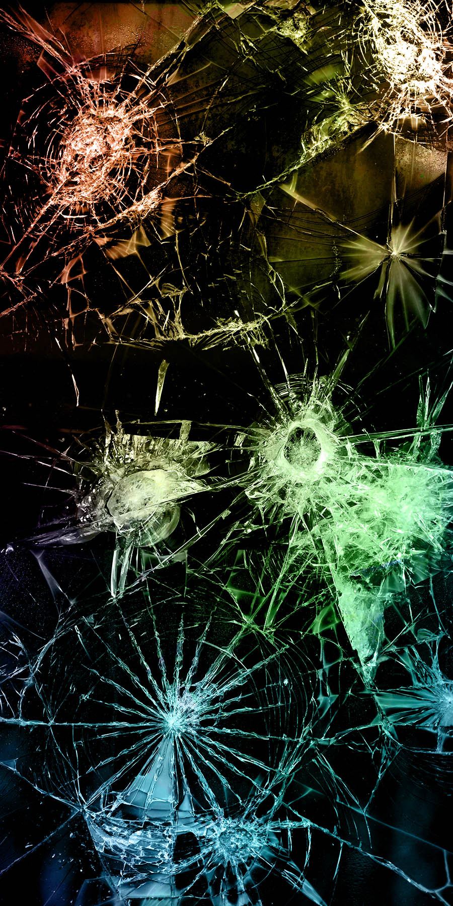 Shattered Glass Photographic & Illustrated Fusion Panels