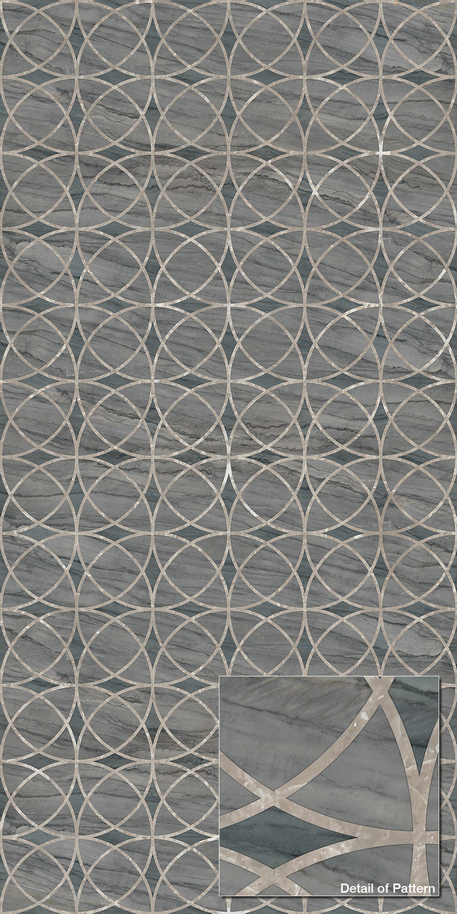 Stone Cut Circular Stone Tile Fusion Panels