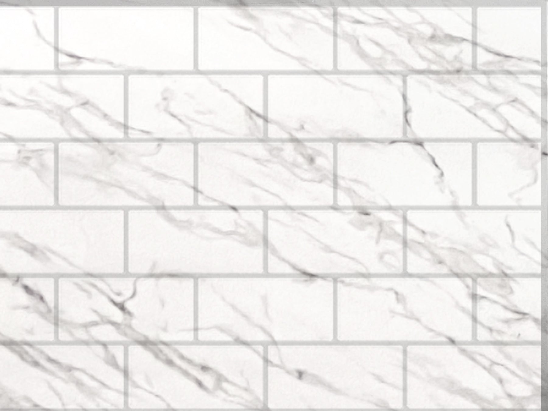 Subway Tile Backsplash Sample Marble