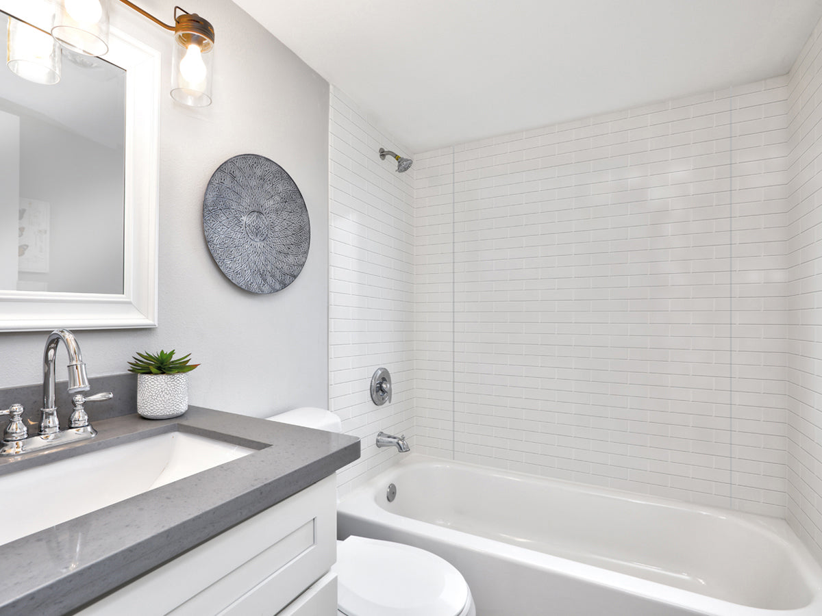 Subway Tile Tub & Shower Wall Kit