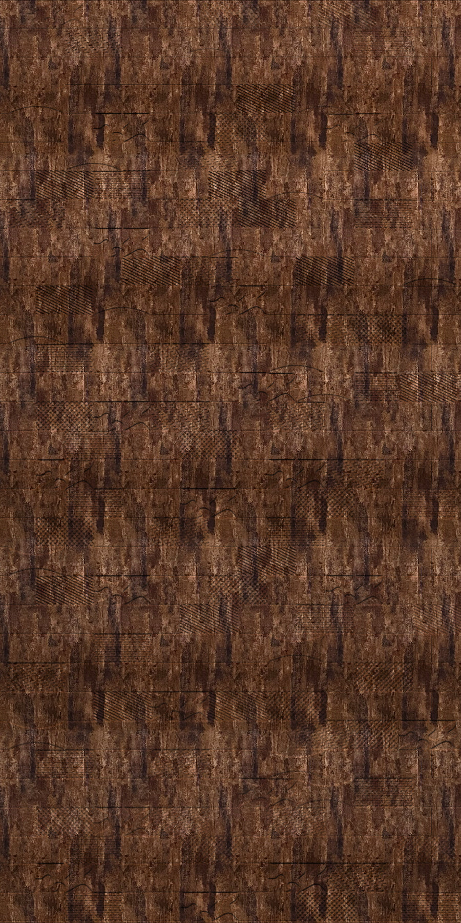 Versa-Tile Abstract Copper Wall Panel
