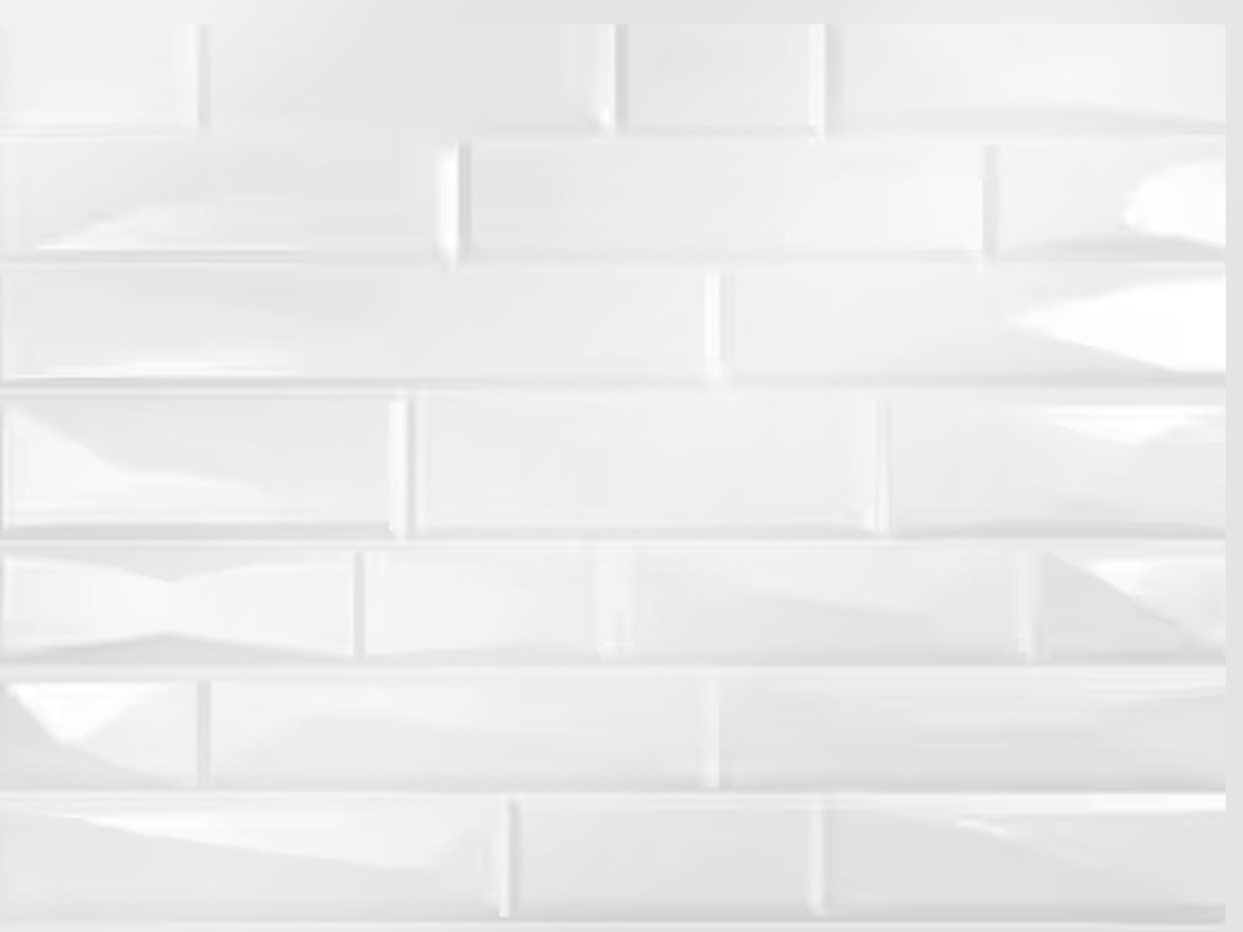Vista DIY Backsplash Panels - Gloss White