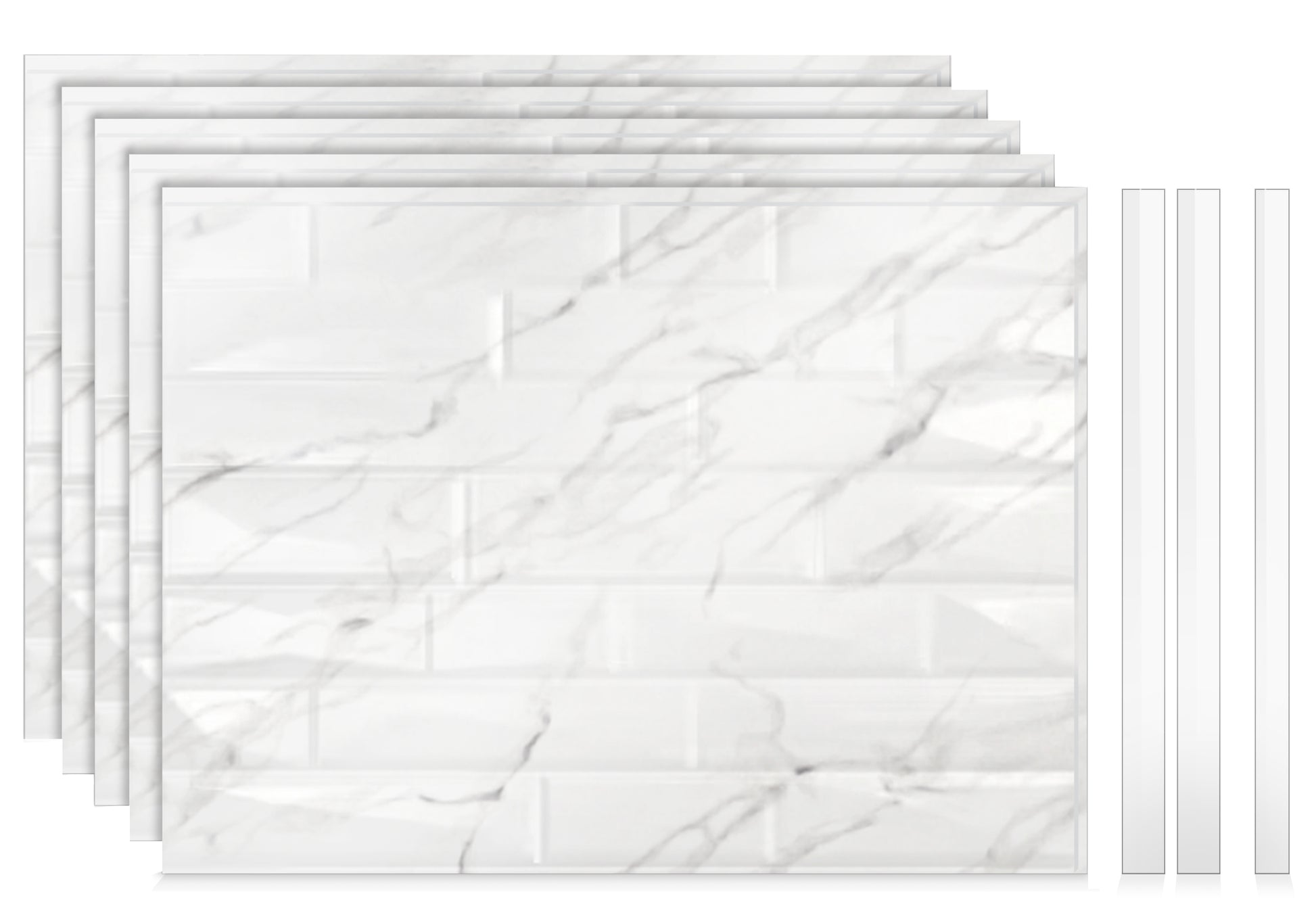 Vista Marble 5 Stack & Trim