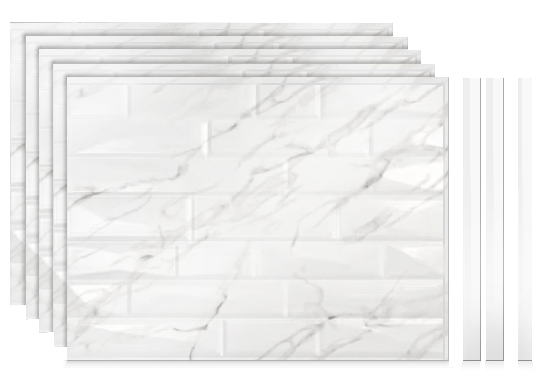 Vista Marble 5 Stack & Trim