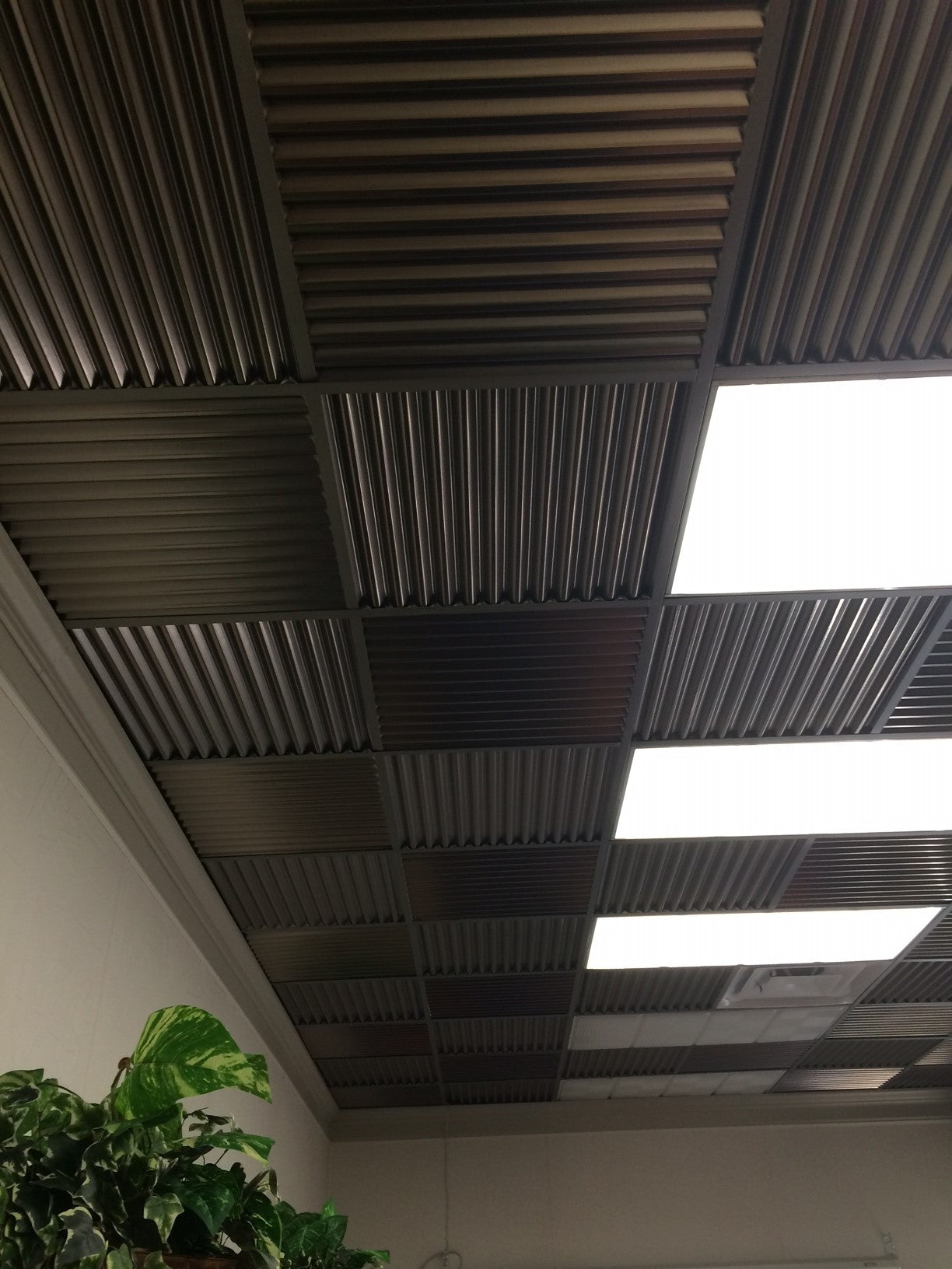 Corrugated Ceiling Tiles