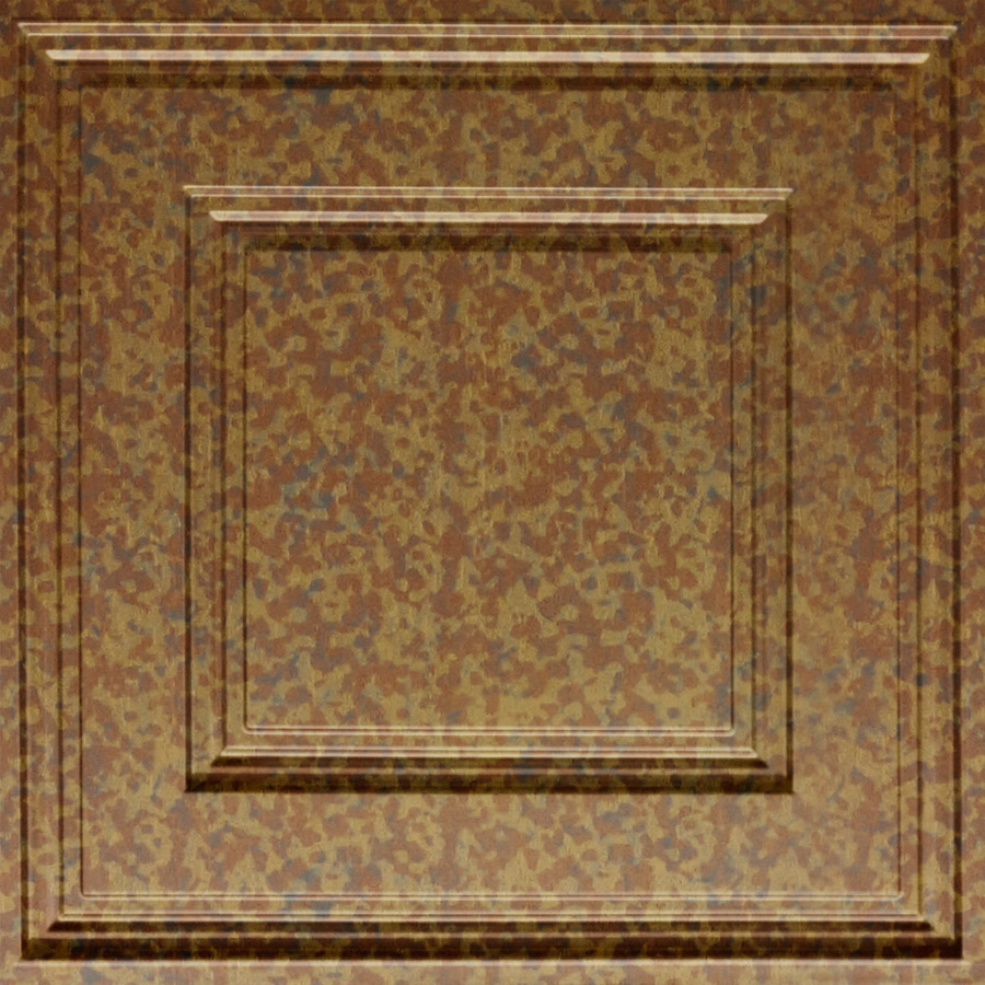 Clearance! Raised Panel Coffer + Cracked Copper
Ceiling Tile (MirroFlex)